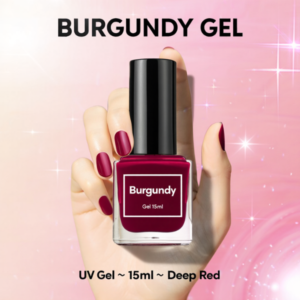 burgundy nail polish