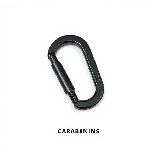 6PCS Carabiner Clip – Heavy Duty Iron Carabiners 800lbs Carabiner D-Ring Shape, Key Chain Clip Hook, Keychain Clip, Multipurpose for Camping, Hiking, Backpacking or Other Outdoor Activities, Black