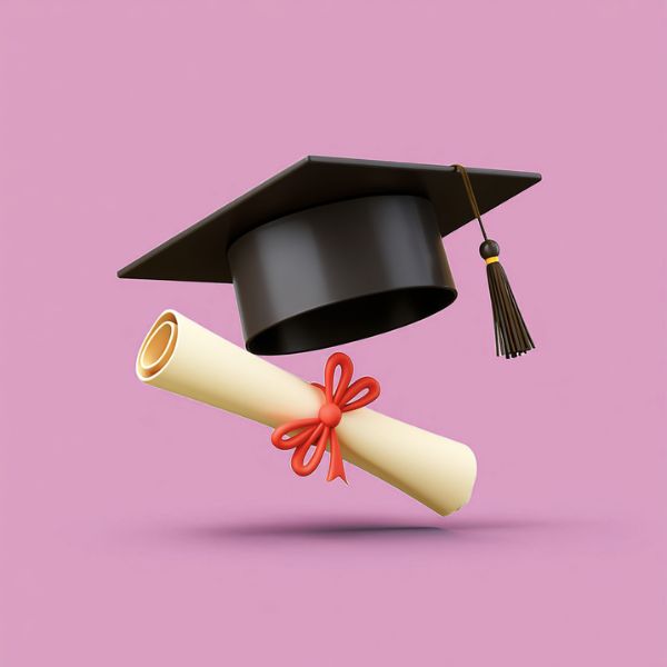 GraduationMall Matte Graduation Cap with 2026 Tassel for High School & Bachelor