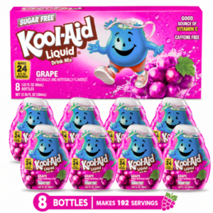 Grape Kool Aid Liquid Drink Mix for Delicious Water Enhancement Anytime