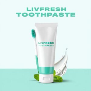 LIVFRESH Toothpaste Gel, Clinically Proven to Remove Plaque 250% Better, Improves Gum Health 190% Better, Prevents & Reduces Tartar, Freshens Breath, SLS Free Dental Gel, Wintergreen