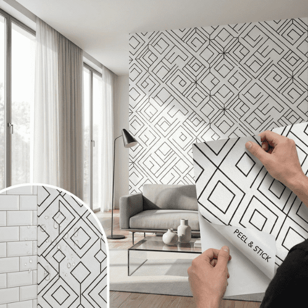 black and white wallpaper