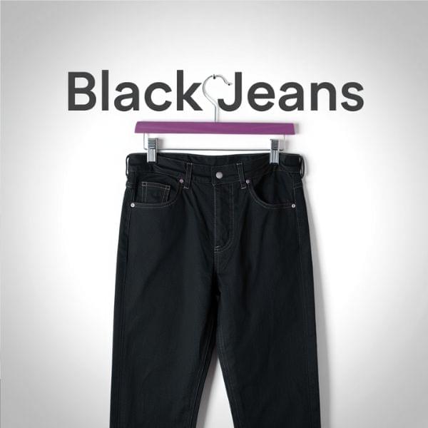 Rustler Men’s Classic Relaxed Fit Black Jeans – Durable 5-Pocket Denim