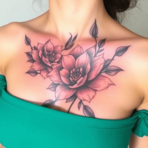 chest tattoos for women