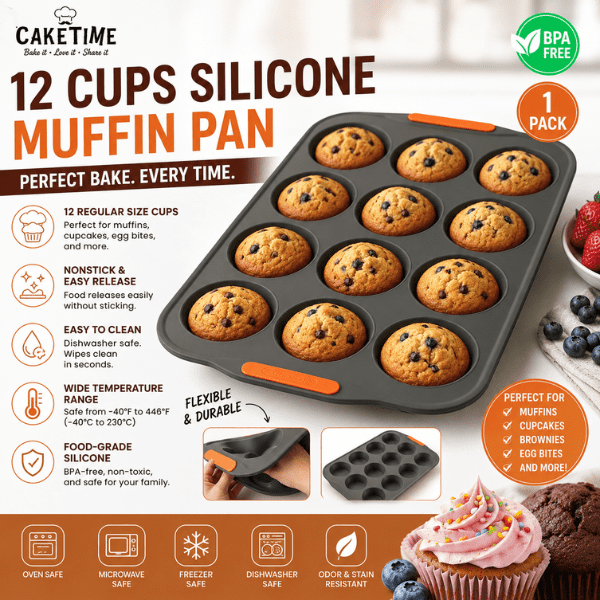 silicone muffin pan